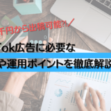 【最低2千円から出稿可能⁈】TikTok広告に必要な費用や運用ポイントを徹底解説！